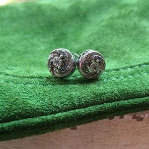 Spiral Earring Studs   Sterling Silver